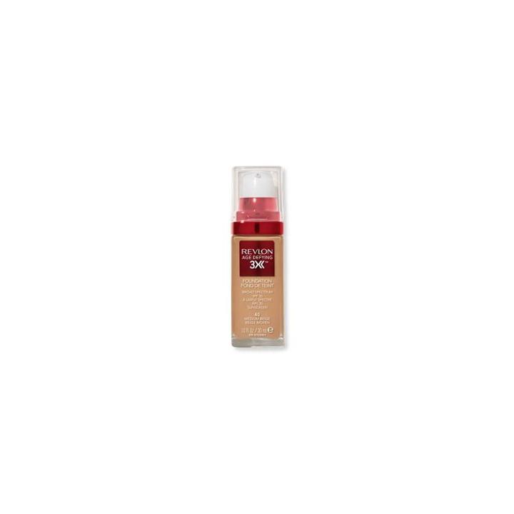 Revlon Age Defying 3x Foundation - Medium Beige