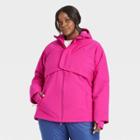 Women's Plus Size Winter Jacket - All In Motion Berry Purple