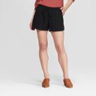 Target Women's Pull On Shorts - Universal Thread Black