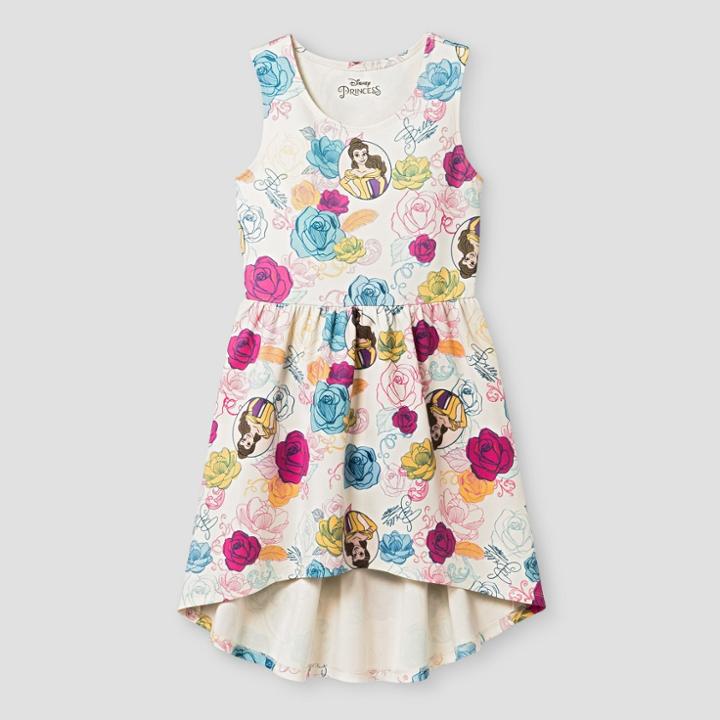 Girls' Disney Belle High Low Dress Xl(14-16),
