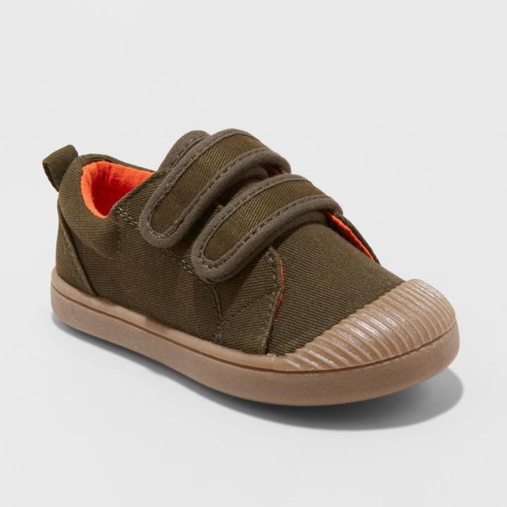 Toddler Boys' Gil Canvas Value Sneakers - Cat & Jack Green
