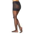 Hanes Premium Hanes Solutions Women's Sheer Hi Waist Shaping Pantyhose - Black