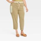 Women's Plus Size High-rise Cargo Utility Tapered Pants - Universal Thread