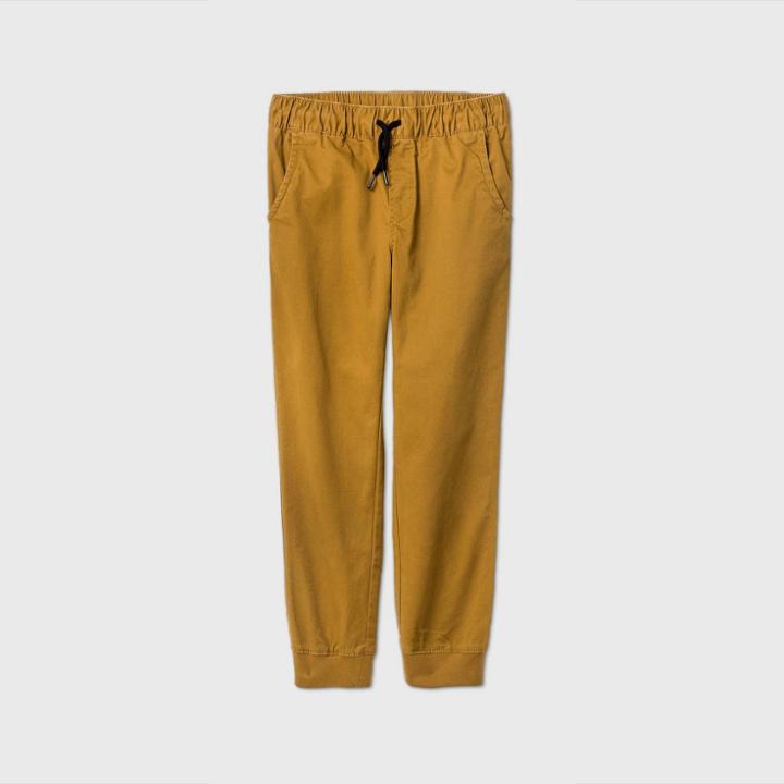 Boys' Stretch Pull-on Jogger Fit Pants - Cat & Jack Brown