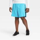 Men's 9 Lined Run Shorts - All In Motion Turquoise S, Men's,