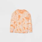 Women's French Terry Crewneck Pullover - All In Motion Orange