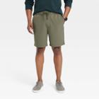 Men's 8 Regular Fit Pull-on Shorts - Goodfellow & Co Olive Green