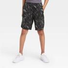Boys' Stretch Woven Shorts - All In Motion Black Print