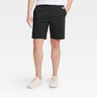 Men's Regular Fit 9 Tech Chino Shorts - Goodfellow & Co Black