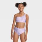 Girls' Snake Bite Animal Bikini Set - Art Class Purple