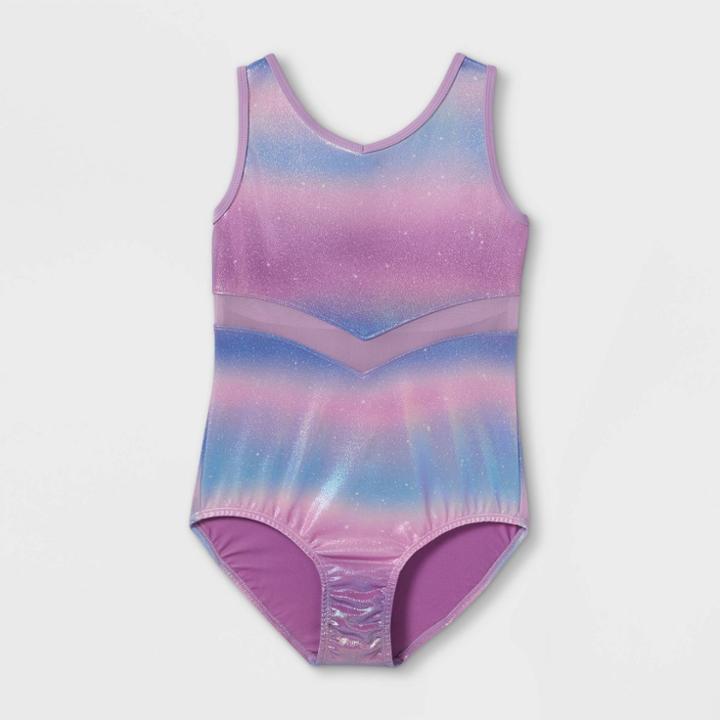 Girls' Galaxy Gymnastics Leotard - Cat & Jack Purple