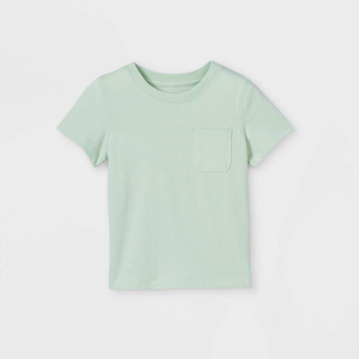 Toddler Knit Short Sleeve T-shirt - Cat & Jack Green