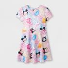 Girls' Disney Characters A Line Dress - Rainbow M,