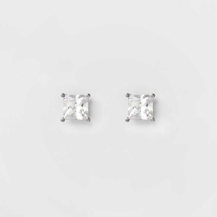 Women's Square Crystal Stud - A New Day
