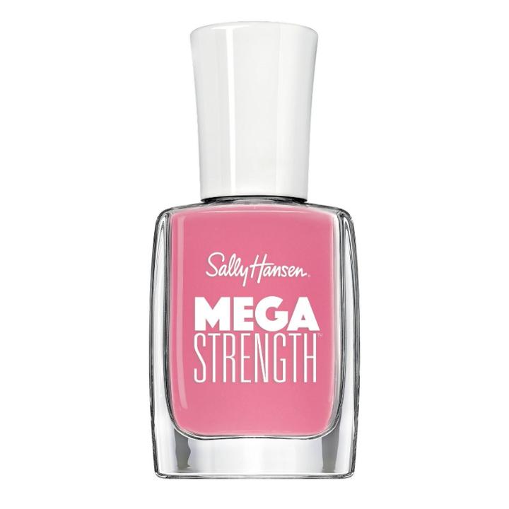 Sally Hansen Mega Strength 026 Money, Pink, Power - 0.4 Fl Oz, 026 Money/pink/power