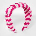 Girls' Striped Knot Headband - Cat & Jack Pink/white