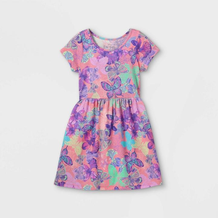 Girls' Disney Encanto Skater Dress - Pink