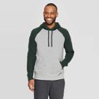 Men's Regular Fit Ultra-soft Fleece Hooded Pullover Sweatshirt - Goodfellow & Co Dark Green