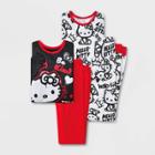 Girls' Hello Kitty 4pc Snug Fit Pajama