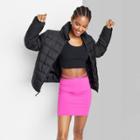Women's Strappy Bodycon Mini Skirt - Wild Fable Magenta Xxs, Pink