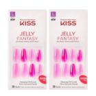 Kiss Nails Kiss Jelly Fantasy Fake Nails - Jelly Baby