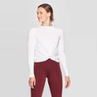 Women's Twist Front Long Sleeve T-shirt - Joylab White