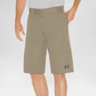 Dickies Men's Big & Tall Relaxed Fit Twill 13 Multi-pocket Work Shorts- Khaki (green)