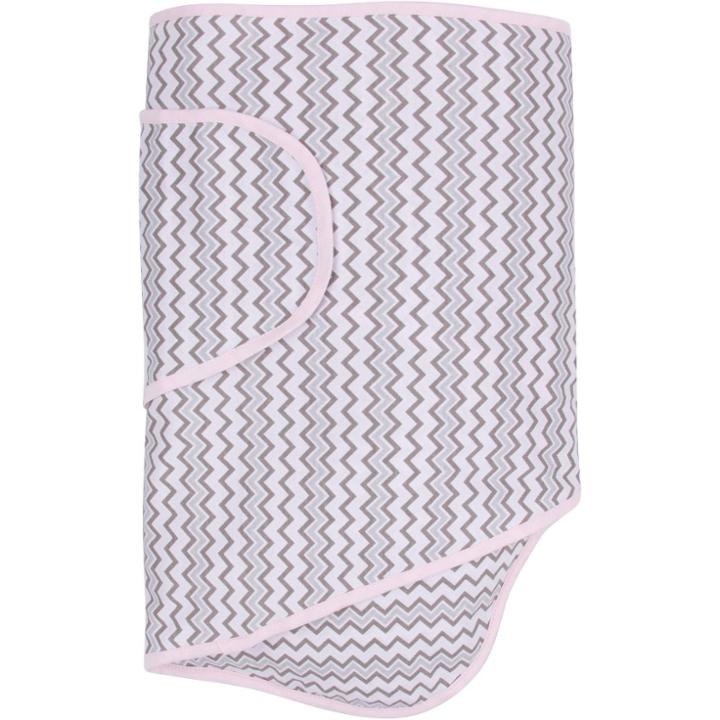 Miracle Blanket Swaddle Wrap - Pink Chevron