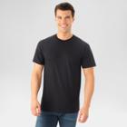 Fruit Of The Loom Select Men's Short Sleeve T-shirt - Black,