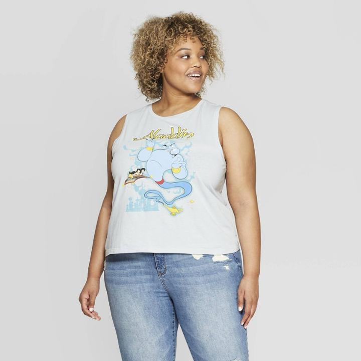 Women's Disney Princess Magic Ride Plus Size Tank Top - (juniors') -