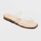 Women's Estelle Slide Sandals - A New Day Clear