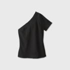 Women's Short Sleeve Off The Shoulder T-shirt - Who What Wear Black S, Women's,