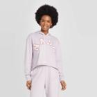 Women's Nasa Cropped Graphic Sweatshirt (juniors') - Rose Xs, Women's, Pink