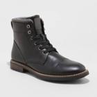Men's Jeffrey Cap Toe Combat Boots - Goodfellow & Co Black