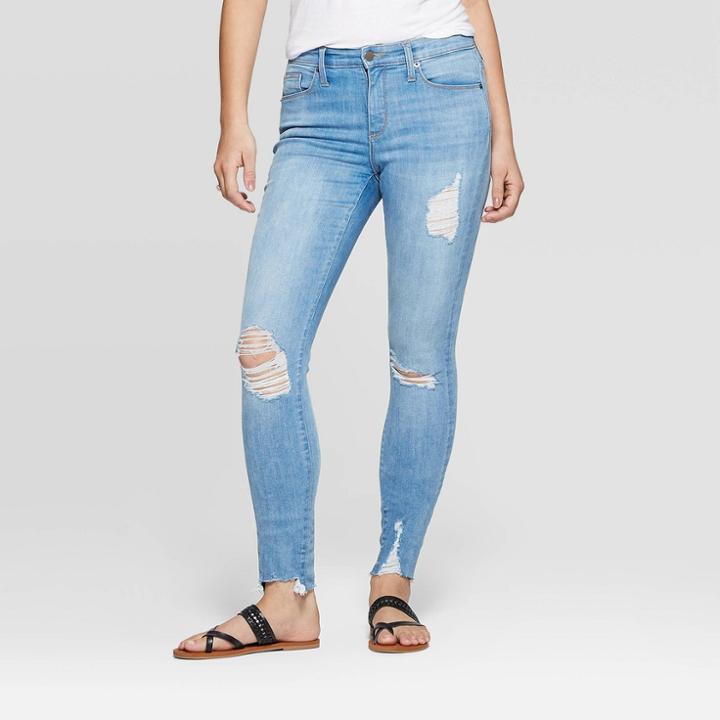 Women's High-rise Skinny Jeans- Universal Thread Light Wash
