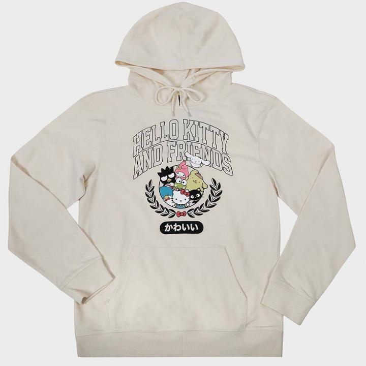 Men's Sanrio Hello Kitty Graphic Pullover Sweatshirt - Tan
