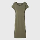 Short Sleeve T-shirt Maternity Dress - Isabel Maternity By Ingrid & Isabel Olive