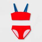 Girls' Summer Solstice 2pc Bikini Set - Cat & Jack Red