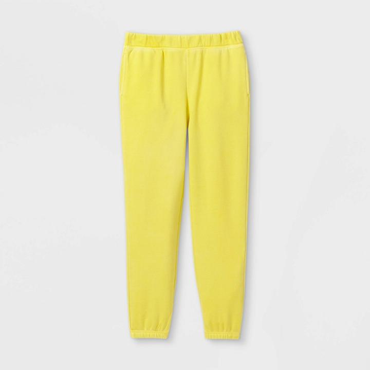Girls' Fleece Jogger Pants - Art Class Yellow