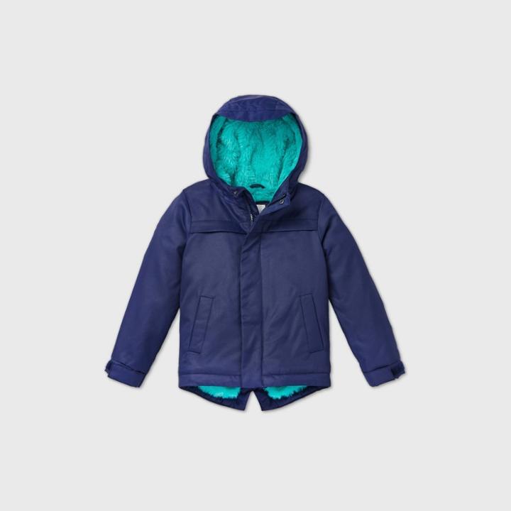 Toddler Boys' Parka Jacket - Cat & Jack Navy