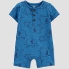 Baby Boys' One Piece Elephant Romper - Just One You Made By Carter's Blue Newborn