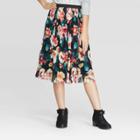 Girls' Midi Tulle Floral Skirt - Art Class Black Xs, Girl's,