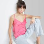 Women's Satin Handkerchief Hem Tank Top - Wild Fable Pink