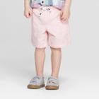 Toddler Boys' Twill Pull-on Shorts - Cat & Jack Pink