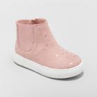 Toddler Girls' Olga High Top Sneakers Bootie With Glitter - Cat & Jack Pink
