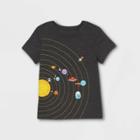 Toddler Solar System Graphic Short Sleeve T-shirt - Cat & Jack Black