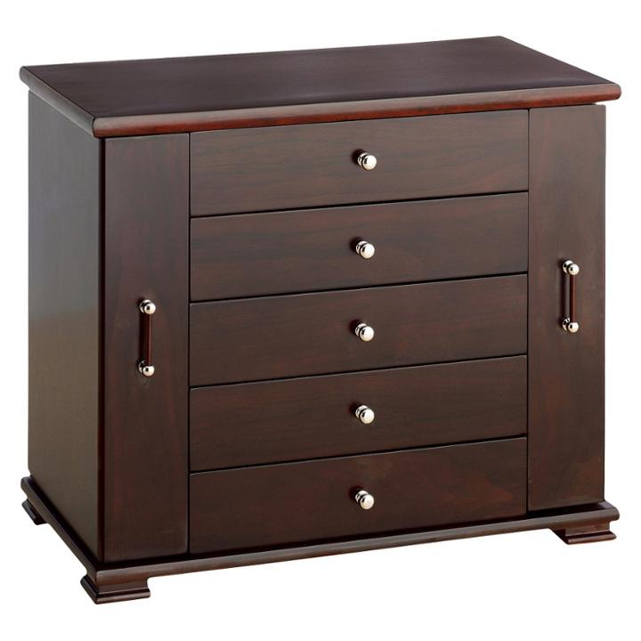 Homepointe Wooden Java Jewelry Box - Chocolate, Women's, Brown