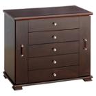 Homepointe Wooden Java Jewelry Box - Chocolate, Women's, Brown