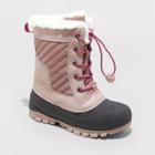 Kids' Skylar Lace-up Winter Boots - All In Motion Blush