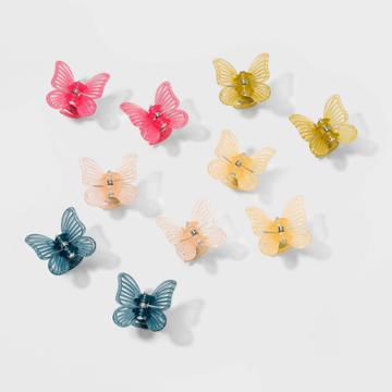 Butterfly Claw Clip Set 10pc - Wild Fable Primaries